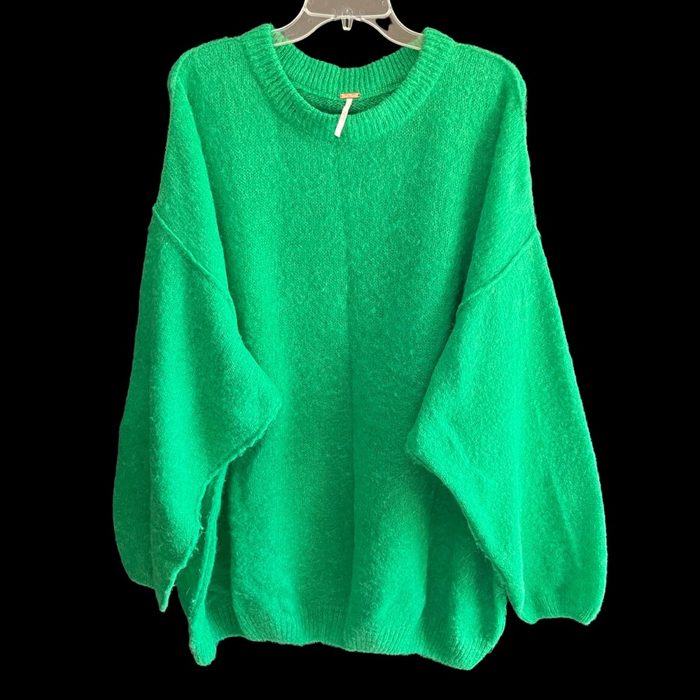 Free People Oversized Crewneck Sweater - Size L
